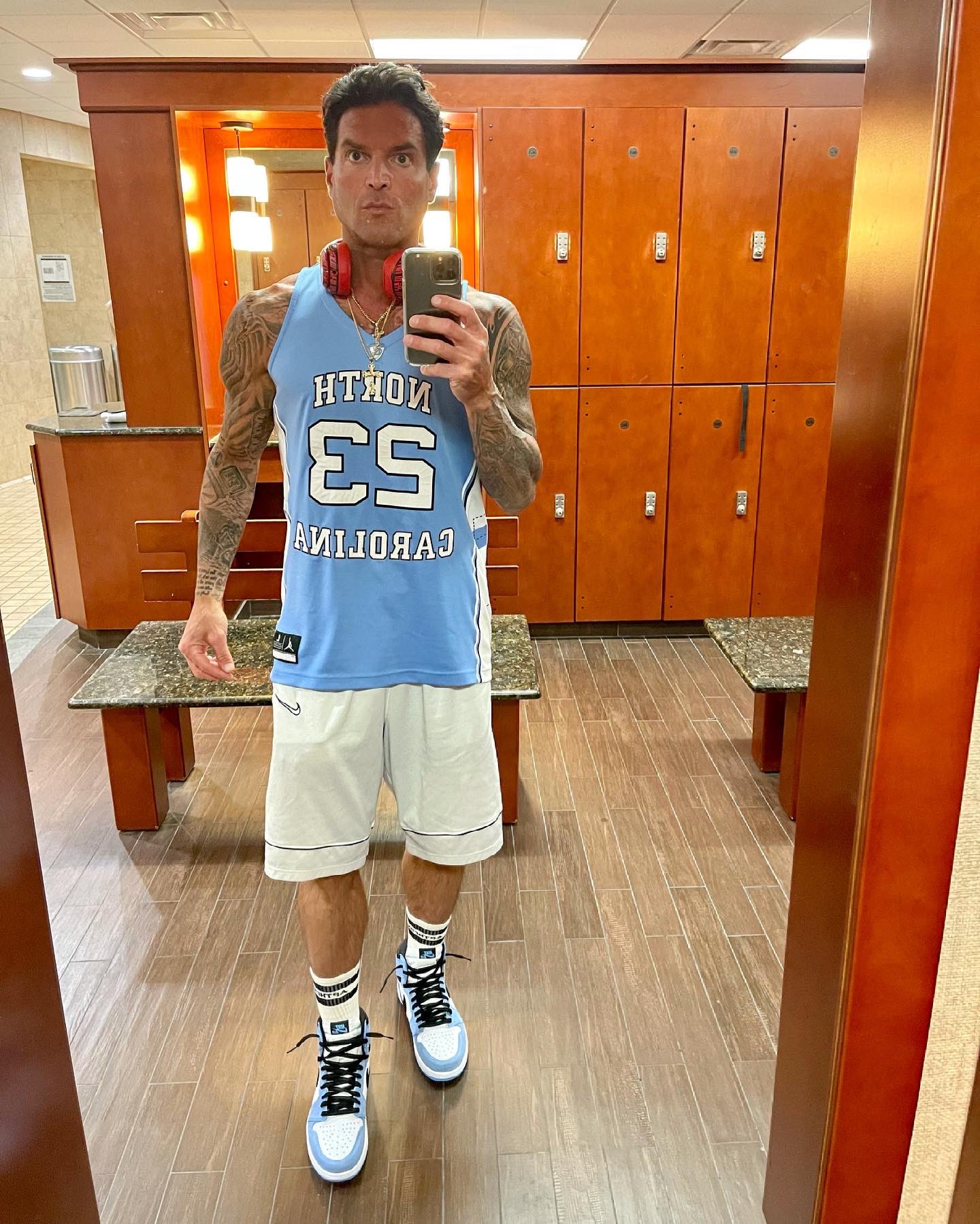 carolina blue jordan jersey