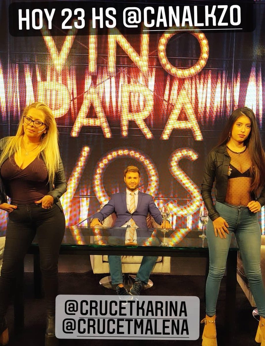 Hoy 23 hs <a href="/CanalKZO/">KZO Entertainment</a> ROMPEN EL SILENCIO
KARINA Y MALENA CRUCET