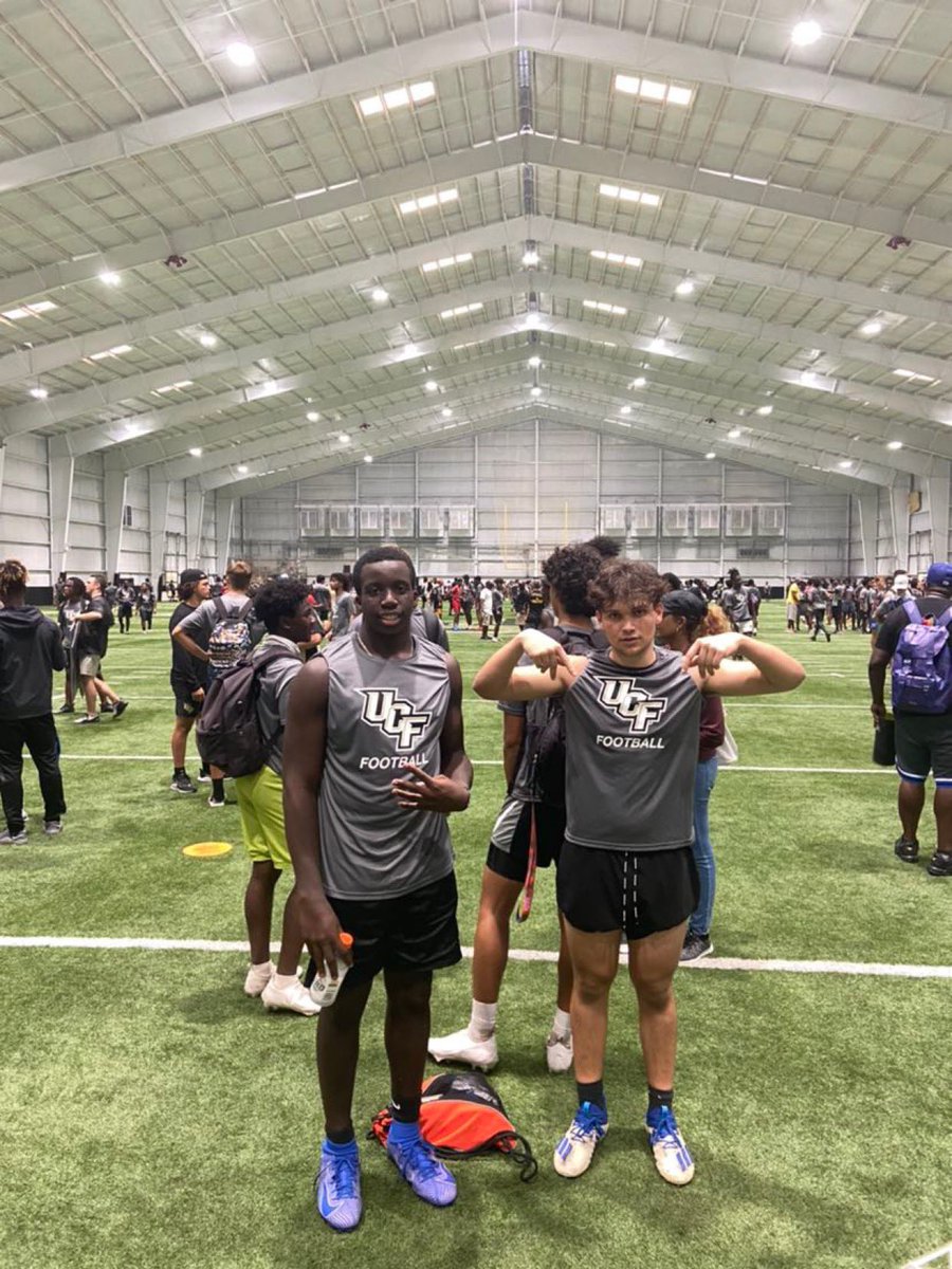 LorenzoxPayne's tweet photo. Blessed to have the opportunity to participate in the UCF prospect camp. Had a great time #ChargeOn #GoKnightsGo @jamestallmann @CoachDavidGibbs https://t.co/UiiHzkOhgz