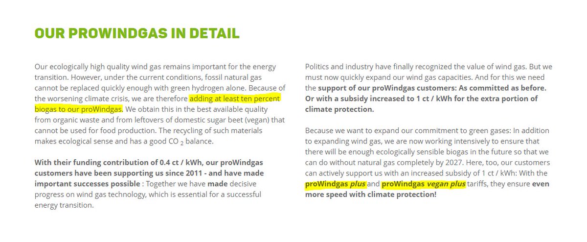 0Thessa's tweet photo. @greenpeace_de @volkswagen @VWGroup Warum klettern bei @GreenpeaceEnergy keine Aktivisten aufs Dach oder machen sonst irgendwelche dummen Aktionen?
Seit 2011 verkauft #Greenpeace|Energy 
proWINDGAS plus vegan 
Inhalt ~ 99% Erdgasanteil 🔥🔥
Motto: Es steht jeden Tag ein dummer Ökomensch auf und fällt darauf rein. https://t.co/7zMVlvH5kk