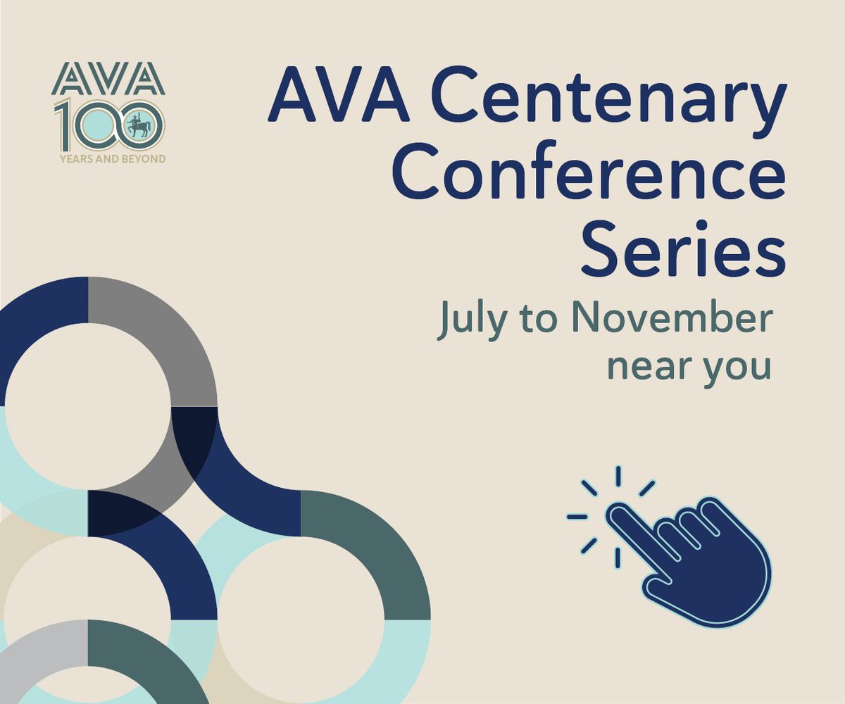 AustVetAssoc's tweet photo. To celebrate 100 years of continuing education and support for the veterinary profession, this year's #AVAConference will be coming to a location near you - save the date!
Registrations opening soon:
https://t.co/P4MkvbIqc1
#AVACentenaryConference #yourlocalconference https://t.co/sosPBZ8jsH