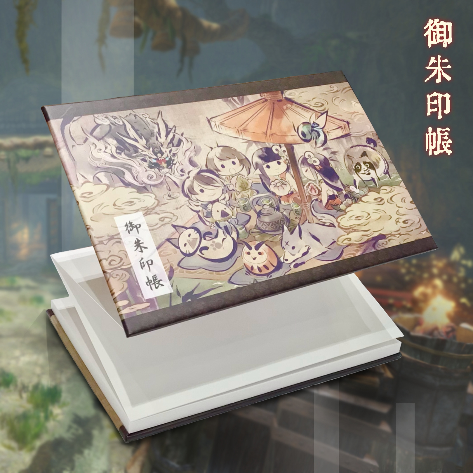 Capcom Store カプコンストア モンスターハンターライズ カプコンカフェコラボグッズをご紹介 御朱印帳 価格 2 4円 税込 ライズの和の作風ととてもマッチしたかわいい御朱印帳です この御朱印帳をもって御朱印巡りをしてみるのは如何でしょ