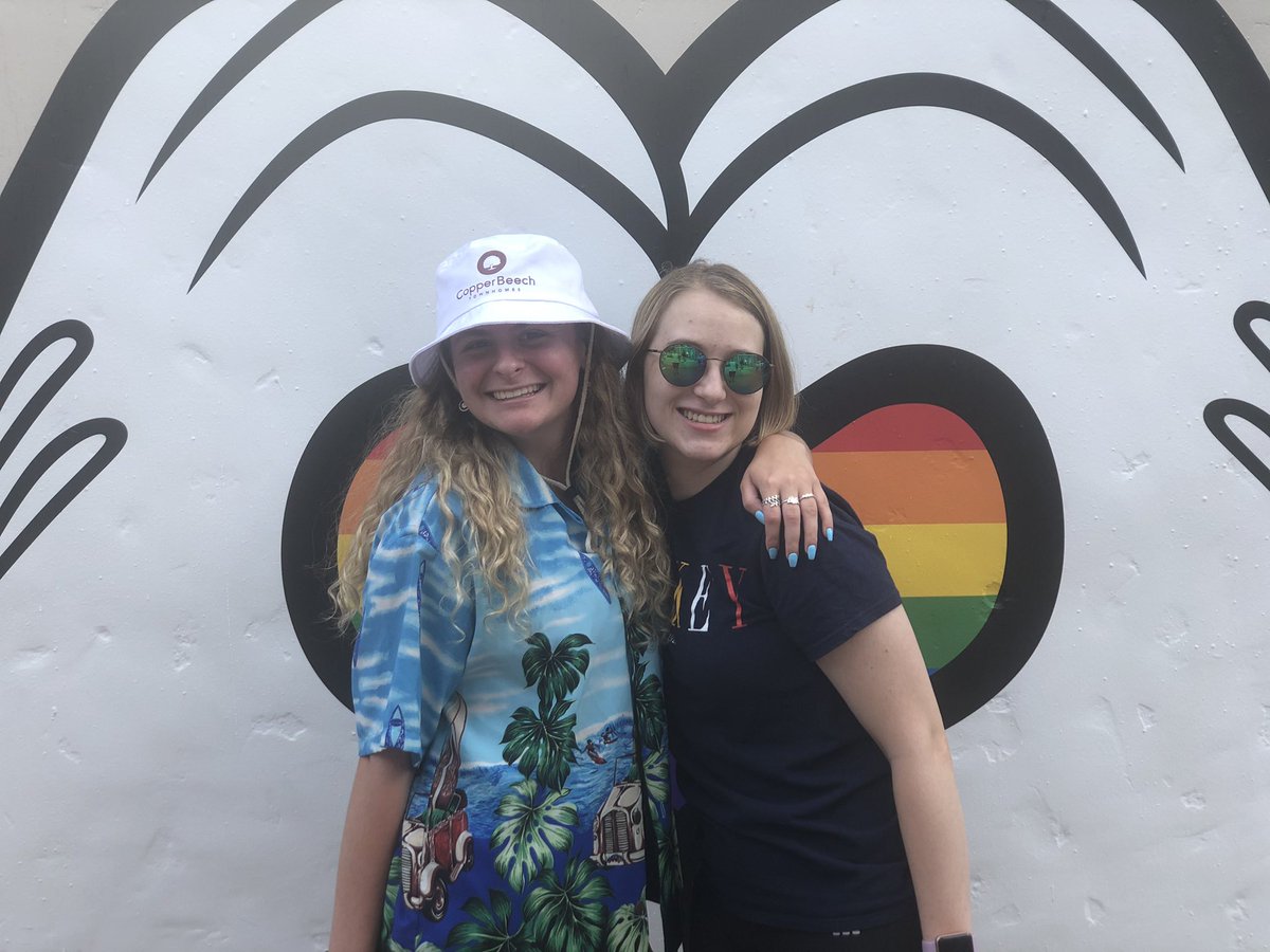 themorgrose's tweet photo. Happy pride from me and my alphabet buddy @caroline_dunlap https://t.co/psvg3OfAr9