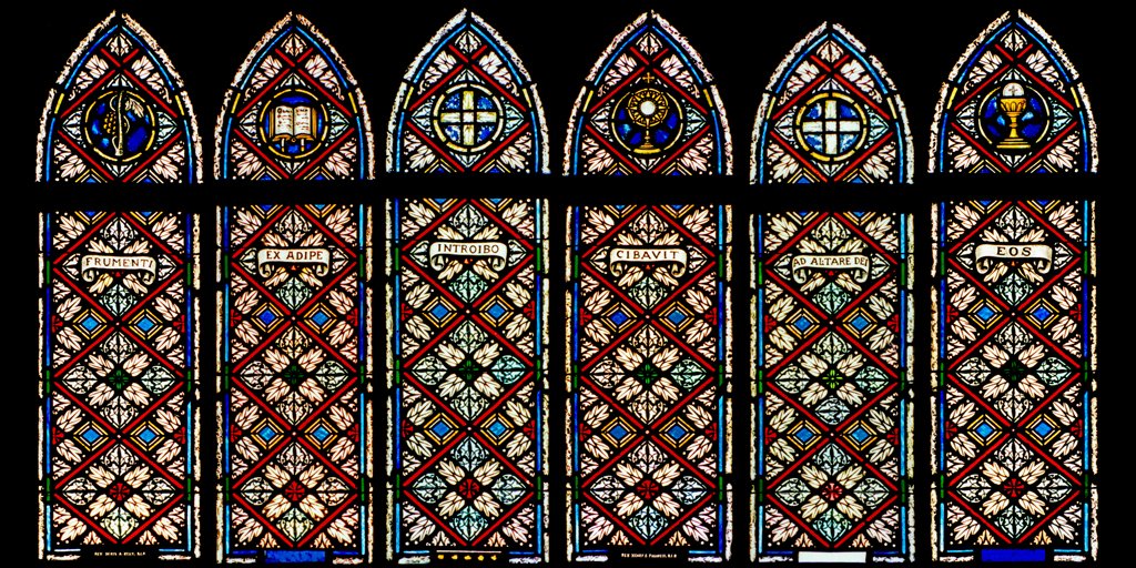 GlassHuneke's tweet photo. Carl Huneke's stained glass windows at St. Jarlath Church, Oakland, CA #stainedglass #art #bible #christian #church Visit Carl Huneke's archive https://t.co/aOVrbJ0e1m https://t.co/WIsib0ZUNG
