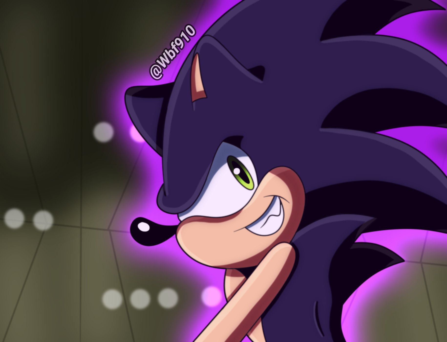 Sonic X Screenshot Redraw - Dark Sonic - By @thephantom245 on Itaku