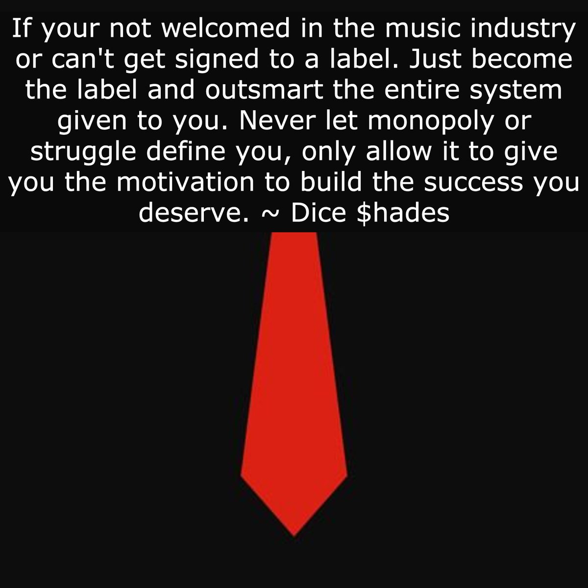 thediceshades's tweet photo. 💯
#quoteoftheday #quotes #quote #MotivationalQuotes #Motivation #quotestoliveby #entrepreneurquote #entrepreneur #rapperquote #producerquote #hiphopquote #hustlequote #hustlesmarter #success #successmindset #successquotes #motivationalquote #lofi #LofiHipHop #producerlife https://t.co/J0rXD6GE03