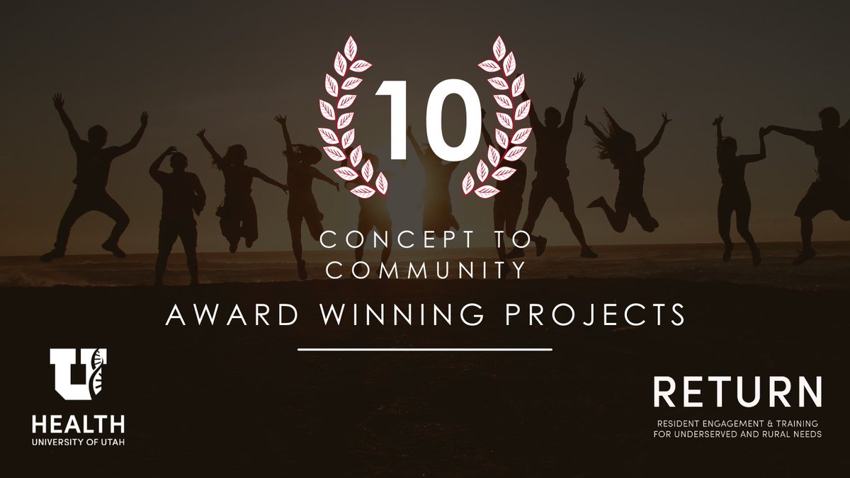 GMERETURN's tweet photo. We're proud to announce the 10 amazing #C2C award winning projects- we believe these projects will have a major impact on Utah's rural &amp; underserved communities!

Congratulations to all the winning team and thank you to all those that participated! 🏆👏🎉
#GMERETURN
THREAD⬇️ https://t.co/8KwejHqQGe
