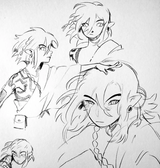 Some #botw2 doodles! 