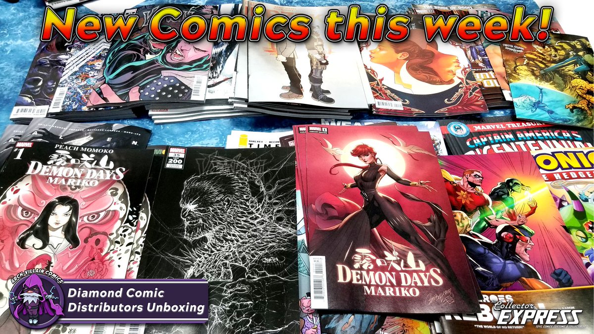 CollectorExpres's tweet photo. New Comics this Week Releasing on June 16, 2021 at Arch-Villain Comics
https://t.co/buy4KJQG3p
@ComicsArch #NewComicsThisWeek #BRZRKR #marvelcomics #PeachMomoko #JScottCampbell #HeroesReborn #StarWarsTheHighRepublic #starwars #Venom https://t.co/odvis4GfFX