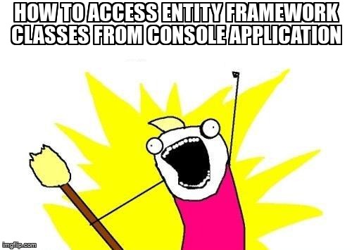 overflow_meme's tweet image. How to access Entity Framework classes from console application stackoverflow.com/questions/6799… #csharp #entityframework #razorpages #aspdotnet5 #aspdotnet