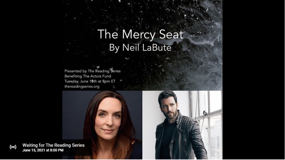 We're live on Youtube NOW with <a href="/JuliaMurney/">Julia Murney</a> and <a href="/colindonnell/">COLIN DONNELL</a> in The Mercy Seat! youtu.be/FrQkScYAkNM