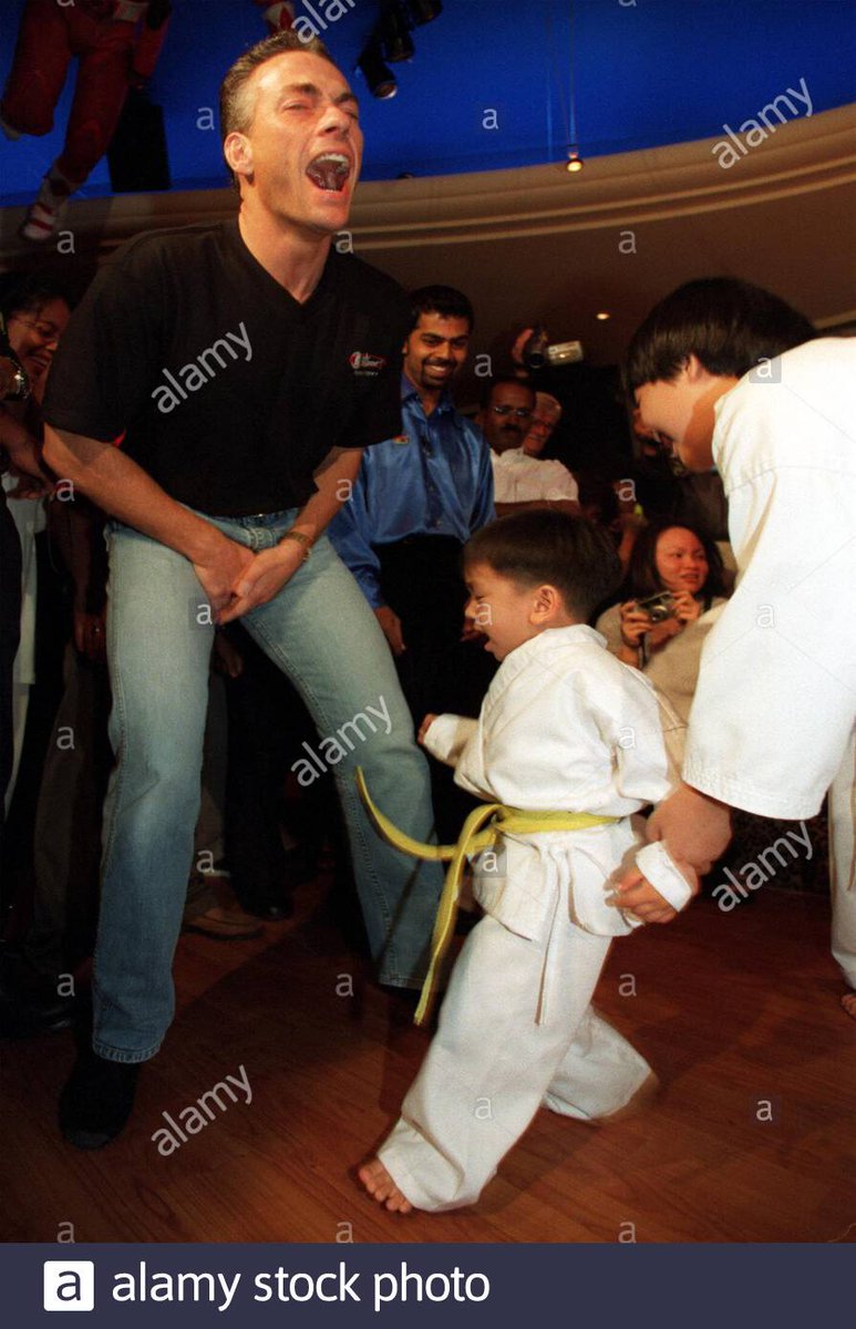 adam_piron's tweet photo. powerful image of JCVD at the 1999 opening of Planet Hollywood Kuala Lumpur https://t.co/icjfBLLzmt