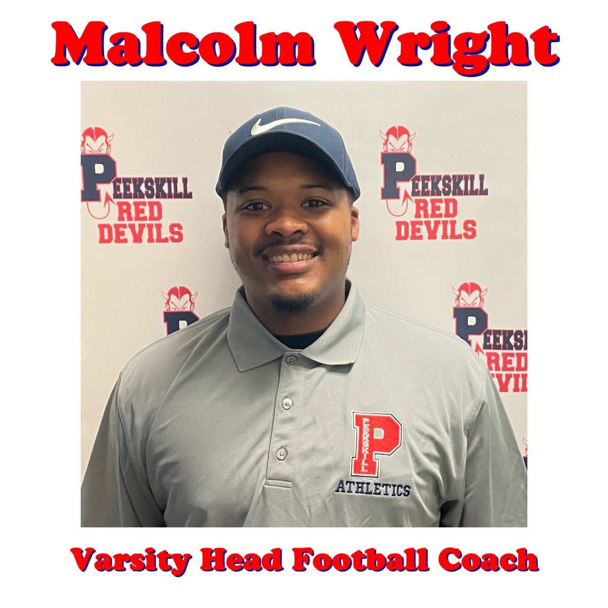 AD_Goldberg's tweet photo. Proud to announce! Our @PeekskillDevils New Head Football Coach!  @CoachMWright_ https://t.co/CMTPUMNaMU
