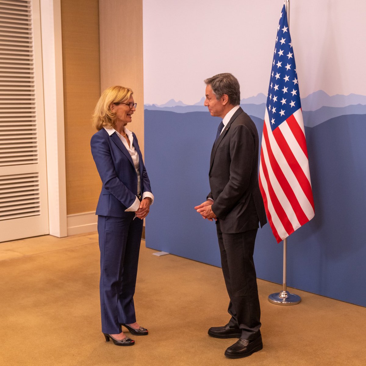 Secretary Antony Blinken On Twitter Pleased To Visit With Doreen Bogdan Martin The American Candidate For The International Telecommunication Union Secretary General With Years Of Experience She Is The Right Choice At The Right