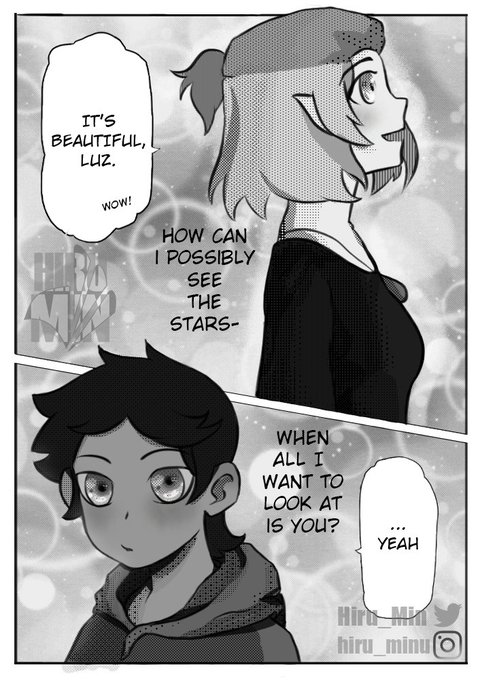 Now it's LUZ 's turn to be a flustered mess 🤭😉✨

#lumity but make it a #shoujo manga

#TheOwlHouseSeason2  #theowlhouse #Theowhousefanart #LuzNoceda #AmityBlight #digitalart #Digital #mangaart #TOH #tohfanart #luzxamity #luzandamity #Disney 