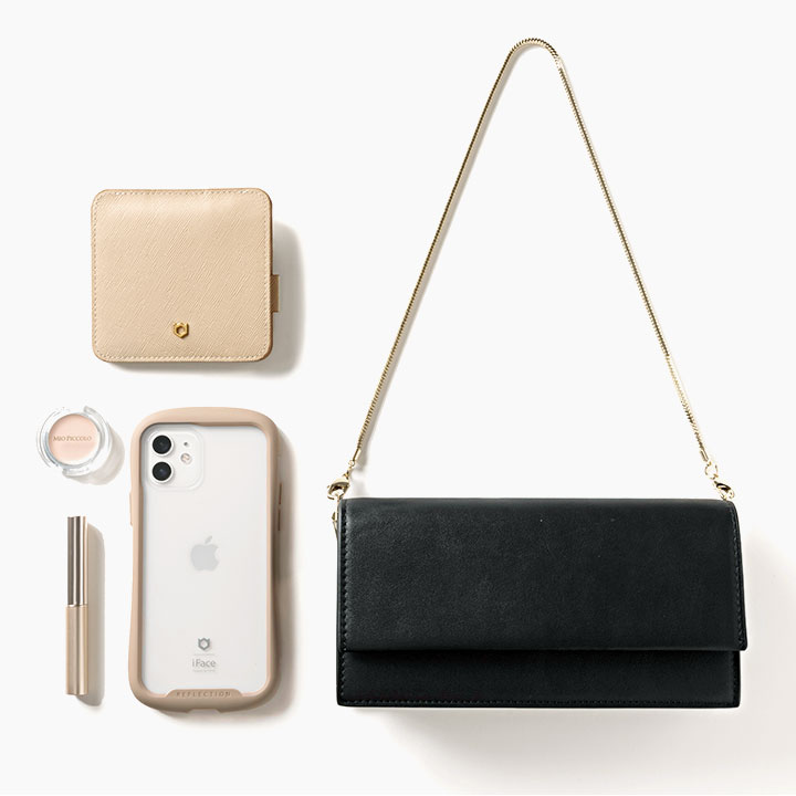 Iface公式 Iface Reflectionとお揃いカラーがかわいい Ifaceコンパクトウォレット 上品な本革を使用しながら厚さ約1cmの超薄型サイズにこだわりました カードを3枚収納可能なので キャッシュレス派の方におすすめです Hamee本店 T Co