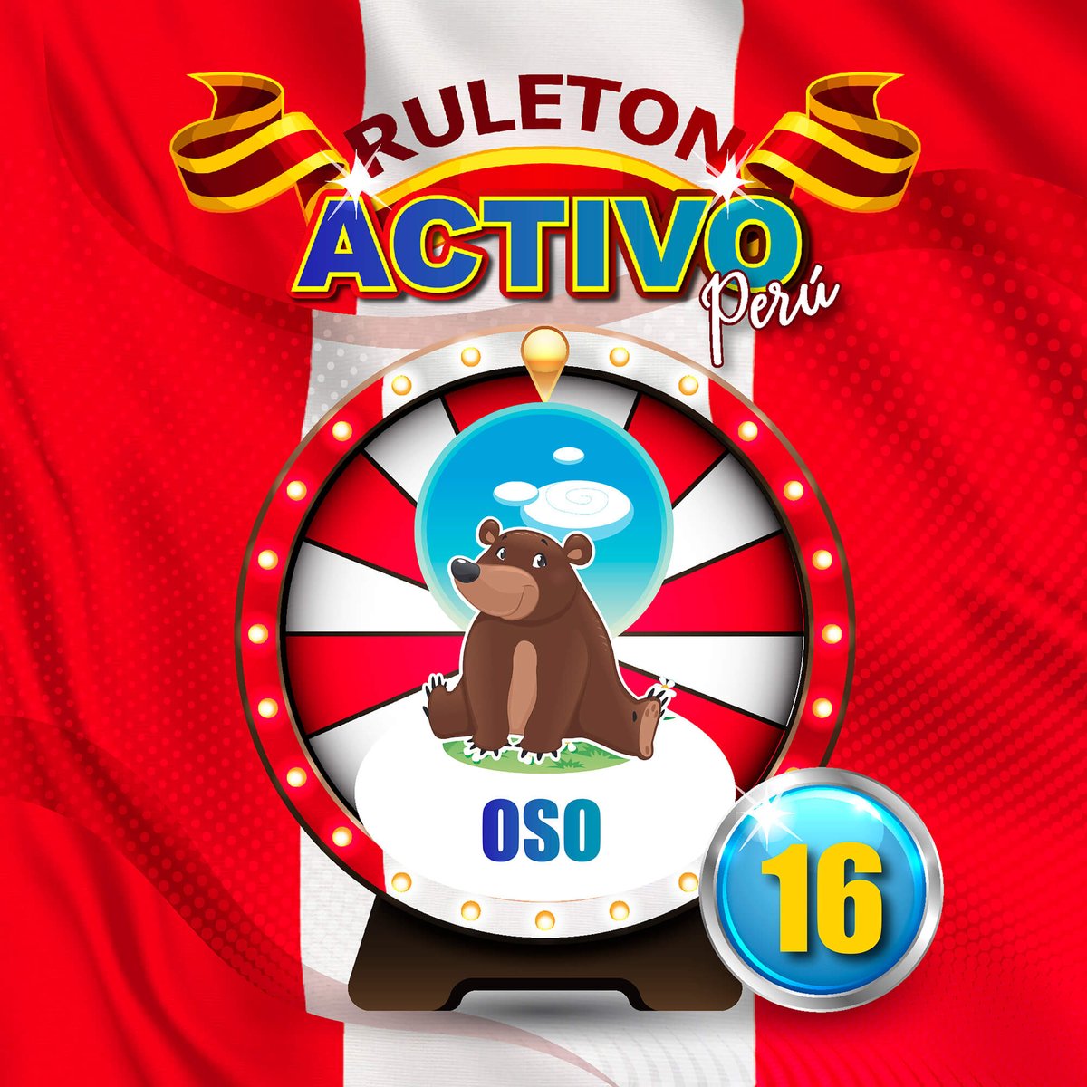 Datosruletonac1's tweet image. SORTEO: RULETON ACTIVO PERU 8:00 PM
FECHA: 15/06/2021
GANADOR: 16 OSO
#ruletonactivo
#ruletonactivo_peru
#ruletonactivo_colombia
#peru
#colombia
#venezuela
#instagram
#loteria
#animalitos
#lima
#bogota
#caracas
#megusta
#apuestas
#premios
#ganar
#millones
#sorpresas