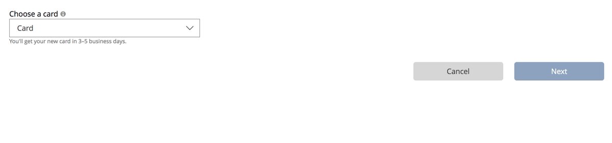 EmptyWit's tweet image. @jpmorgan What about this says, &quot;If you click &apos;next&apos; we will cancel your card without warning&quot;? #terribleux #TERRIBLE