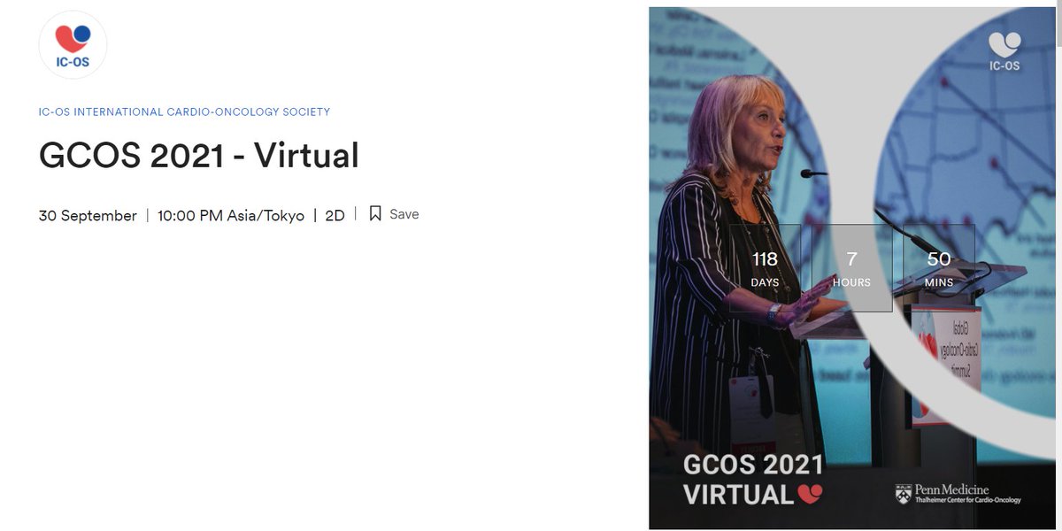 jocs_promotion's tweet image. Global Cardio-Oncology Summit 2021
#GCOS2021 - Virtual
👉wondrmedical.net/ch/IC-OS#

✅30 September 
10:00 PM Asia/Tokyo

腫瘍循環器の国際的集会の一つGCOS
今年9月30日です 
(by JOCS広報委員S)