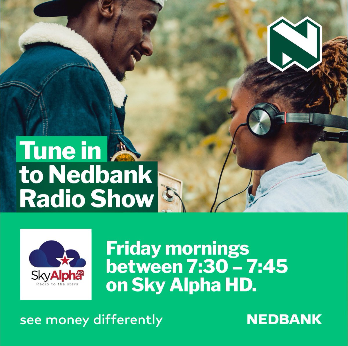 joshmonkoe's tweet photo. Up next on #TheAMPlug on @SkyAlpha_HD ... the inaugural @NedbankLesotho Radio Show! 🤩💵💴
Listen Live: https://t.co/FZ8HgpbFQU https://t.co/EcN5ZpjWLU