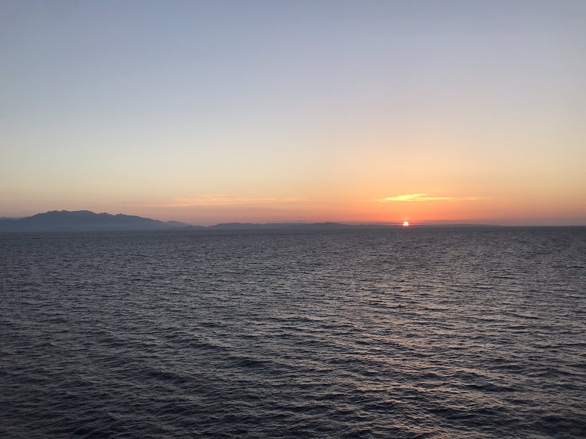 RFATidespring's tweet photo. @RFATidespring transited the Bonifacio strait this morning with @HMSQNLZ and @RFAFortVictoria as well as ITS ANDREA DORIA and USS THE SULLIVANS #Patrickthepea was keeping watch in the Captains Chair. https://t.co/jYymlgrKdO