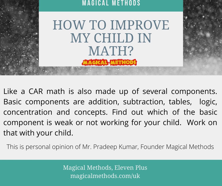 magicalmethods's tweet image. #howtoimprovemath 

magicalmethods.com/uk/