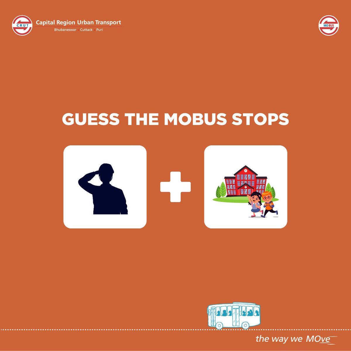CRUT_BBSR's tweet photo. #FridayFunday

It's time to put on your thinking cap again &amp; guess the name of #MoBus 🚌 Stops. 🙂

Share your answers in the comment section.

#GamesofMoBus
#LockdownGames 

@MOBBY_MoBus 
@arunbothra https://t.co/9OnGiiQfF8