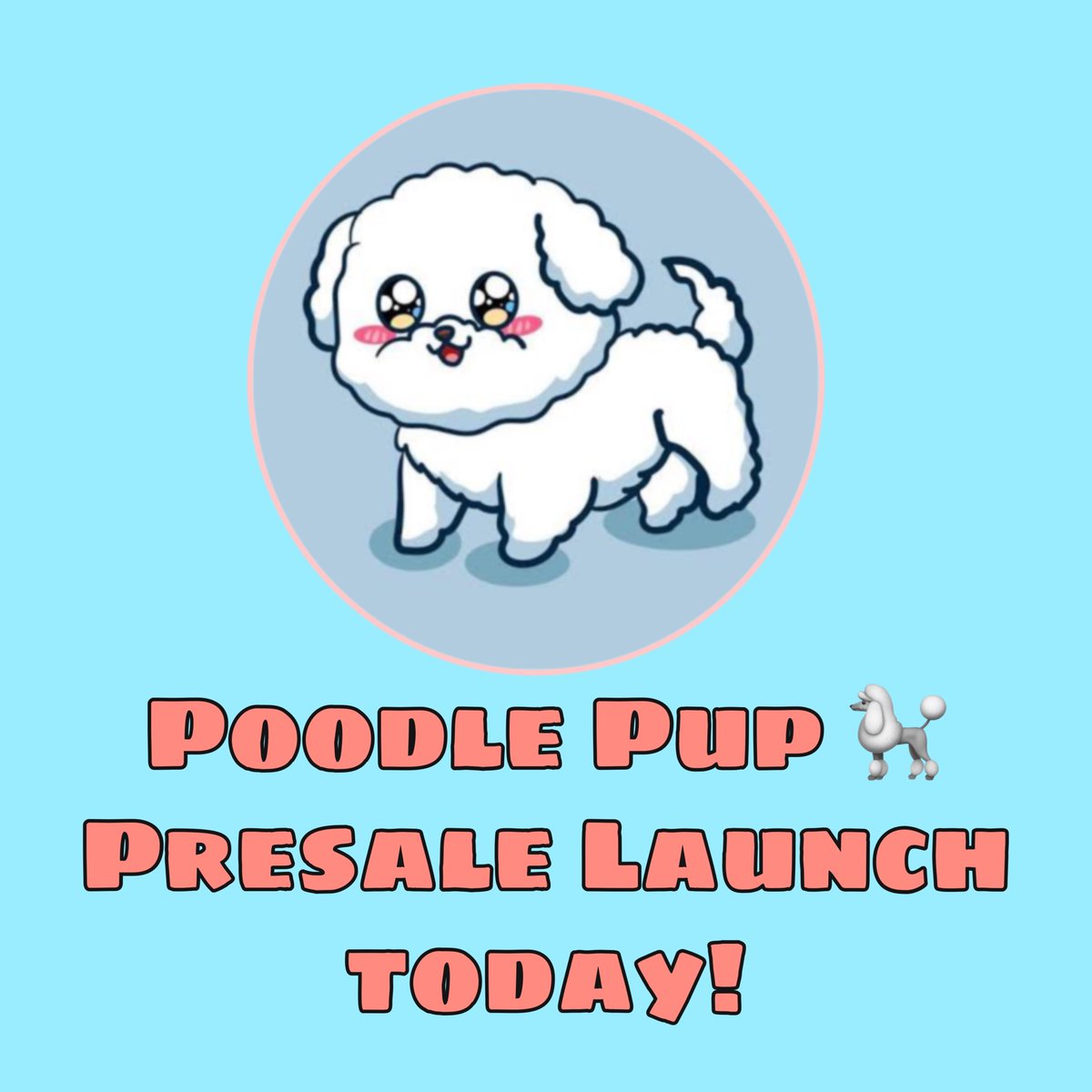 PupPoodle's tweet photo. I will be picking 5 winners of $20 of BNB each
🐩 Follow us @PupPoodle 🐩
🐩 Retweet this and join us on telegram 
🐩 https://t.co/FS3puEqQZT
🐩 Tag 3 of your friends and comment down #PoodlePup 

Winner will be announced in 24 hours https://t.co/2mRvwJgHS2