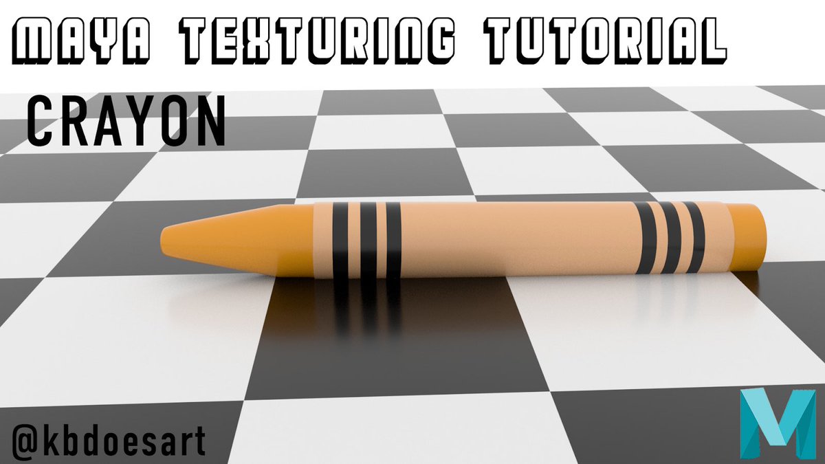 kbdoesart's tweet photo. Another Maya texturing tutorial for our crayon :) Go check out my YouTube @kbdoesart !
https://t.co/9XumaUEvye
#art #artist #maya #3d #3dmodeling #mayatexturing #mayamodeling #3dtexturing #tutorial https://t.co/mVmm50ZQS6