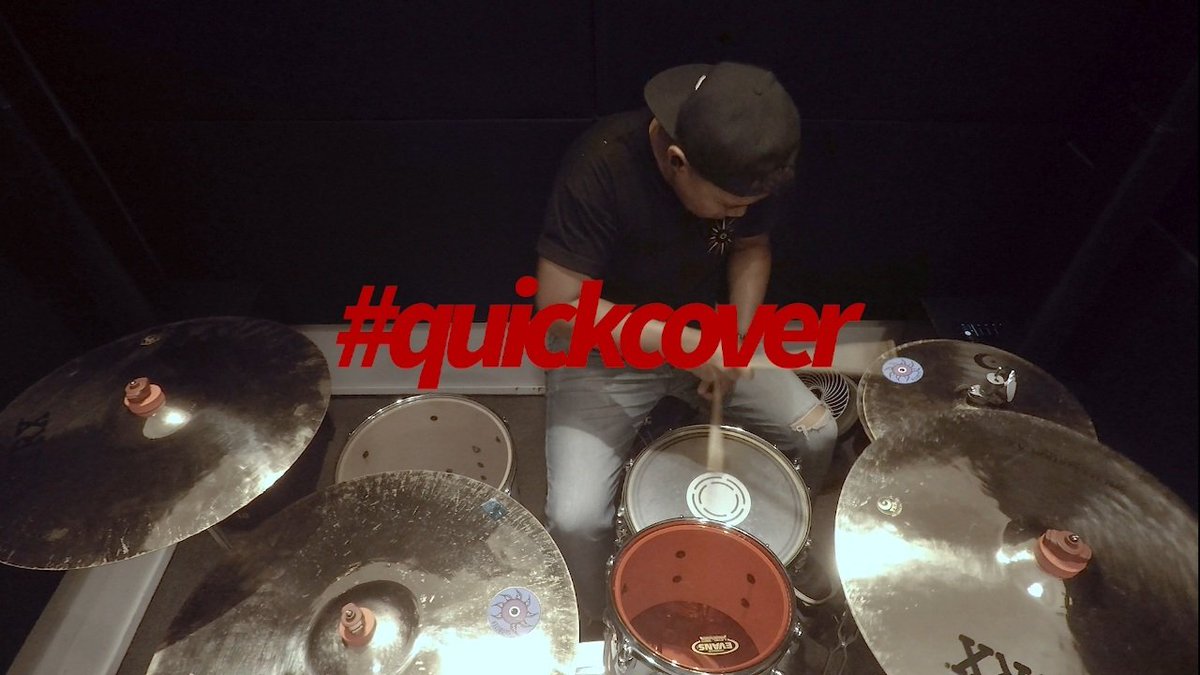 riffsuandi's tweet image. Tonight | SGT 7pm #quickcover Social links: linktr.ee/riffsuandi #drumcover #drums #friday