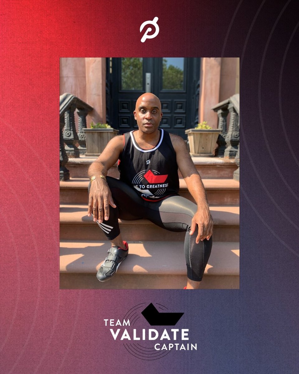 thatfredfactor's tweet photo. That @onepeloton Membership hits different when you're the newest Team Captain for Validate. #teamvalidate #ridetogreatness https://t.co/eCgBYIdT05