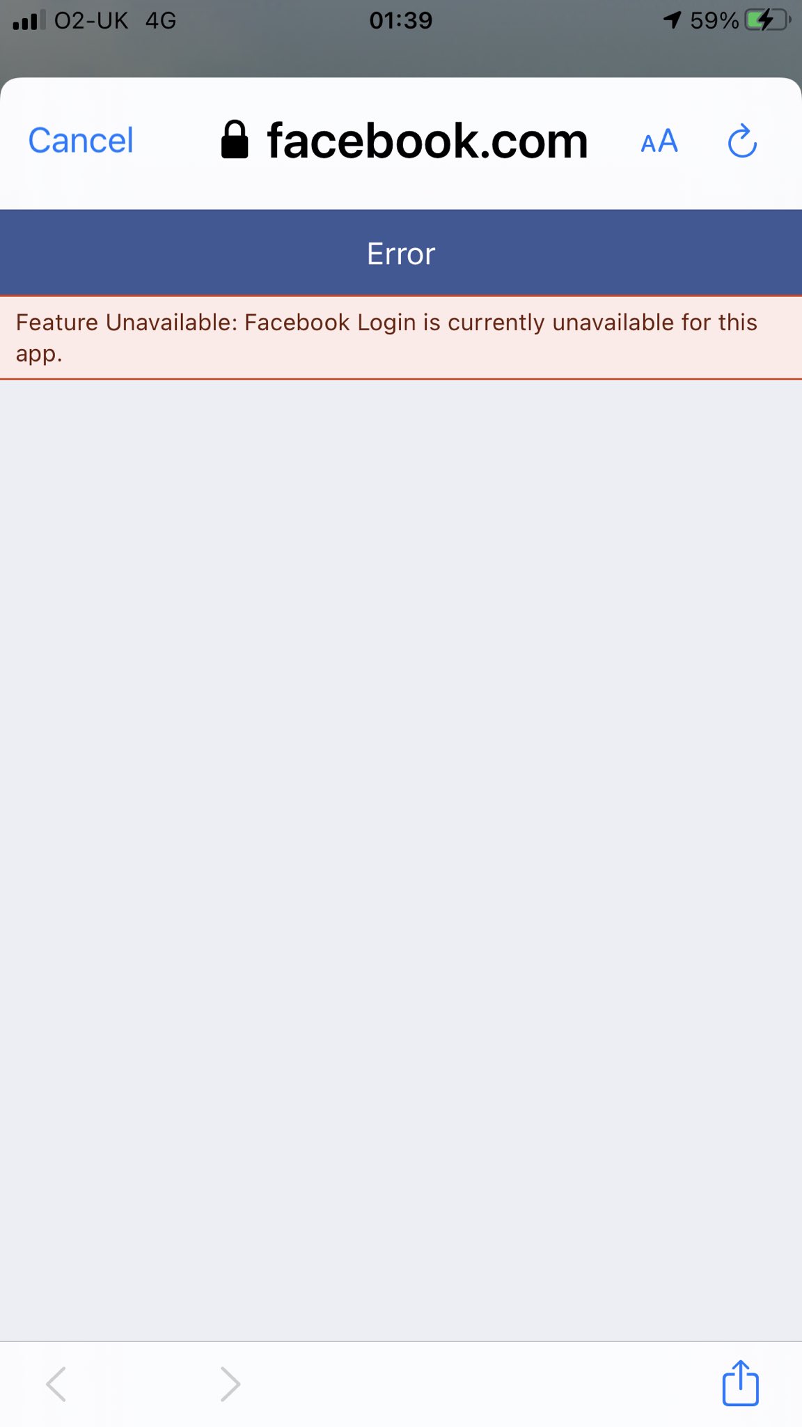 Pokemon Go Facebook Login Issues