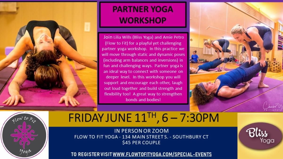 Partner Yoga Workshop, Father's Day Specials and a Summer Solstice FREE Field Day! conta.cc/3wTZVBH