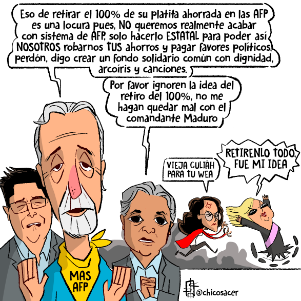 cesarumen's tweet photo. no engañan a nadie rateros.
#Retiro100xCiento  #QuieroMi100SinTope https://t.co/f4ytMdSN0u