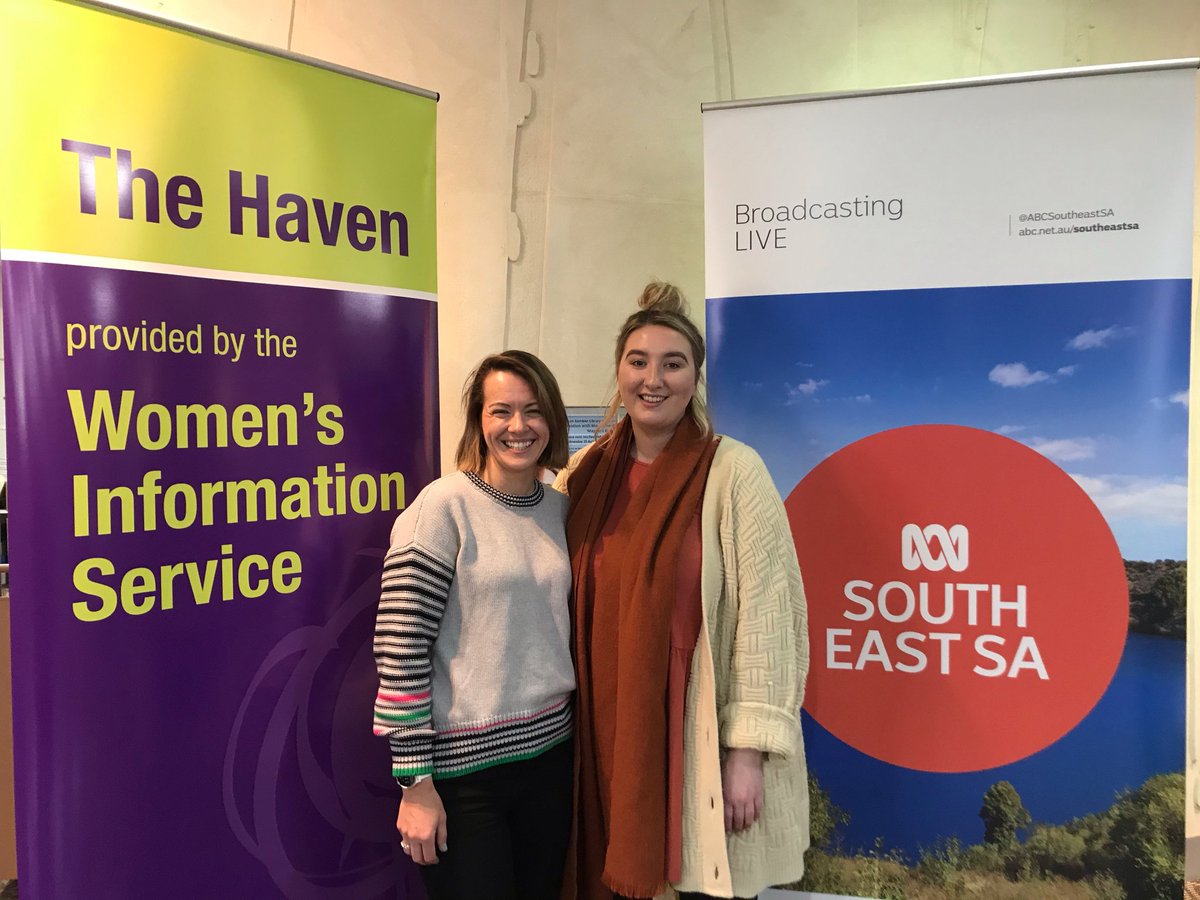 Women's Information Service (WIS) SA (@wis_adelaide) on Twitter photo ABC South East celebrated the launch of the Haven at the Mount Gambier Library this morning with a live broadcast! <a href="/SelinaGreen5290/">Selina Green 🎙</a> <a href="/WIS_Adelaide/">Women's Information Service (WIS) SA</a> <a href="/miclensink/">Michelle Lensink</a> <a href="/carolynpower/">Carolyn Power</a> <a href="/abcadelaide/">ABC Adelaide</a> <a href="/MountGambierLib/">MountGambierLibrary</a> ABC South East celebrated the launch of the Haven at the Mount Gambier Library this morning with a live broadcast! <a href="/SelinaGreen5290/">Selina Green 🎙</a> <a href="/WIS_Adelaide/">Women's Information Service (WIS) SA</a> <a href="/miclensink/">Michelle Lensink</a> <a href="/carolynpower/">Carolyn Power</a> <a href="/abcadelaide/">ABC Adelaide</a> <a href="/MountGambierLib/">MountGambierLibrary</a>