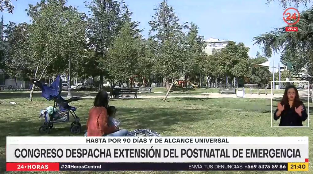 24HorasTVN's tweet photo. #ENVIVO | El Congreso despachó a Ley el proyecto que extiende el postnatal de emergencia. #24HorasCentral
📡 Sigue la señal en vivo #24Play ➡ https://t.co/mi3yDUstrf https://t.co/Vce7pPxInI