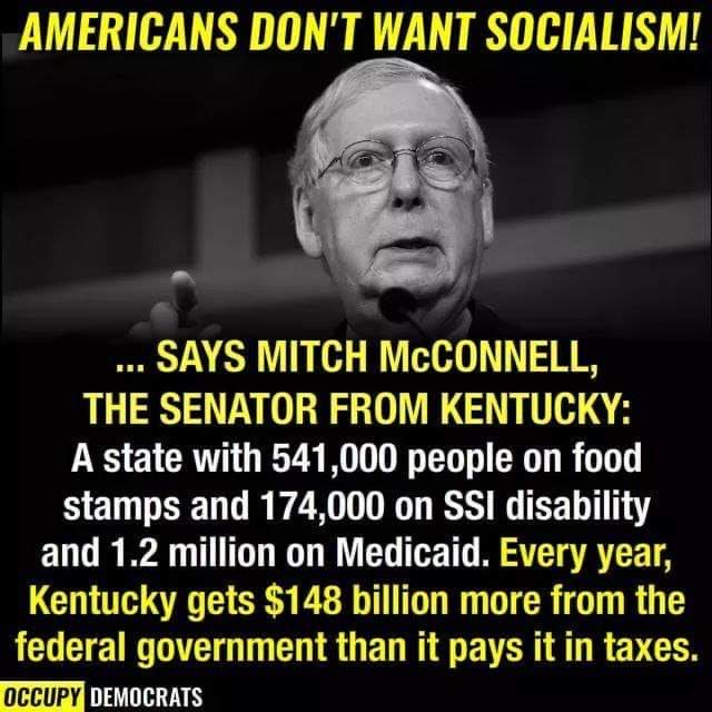 Kentucky is in real trouble WITHOUT Socialism.