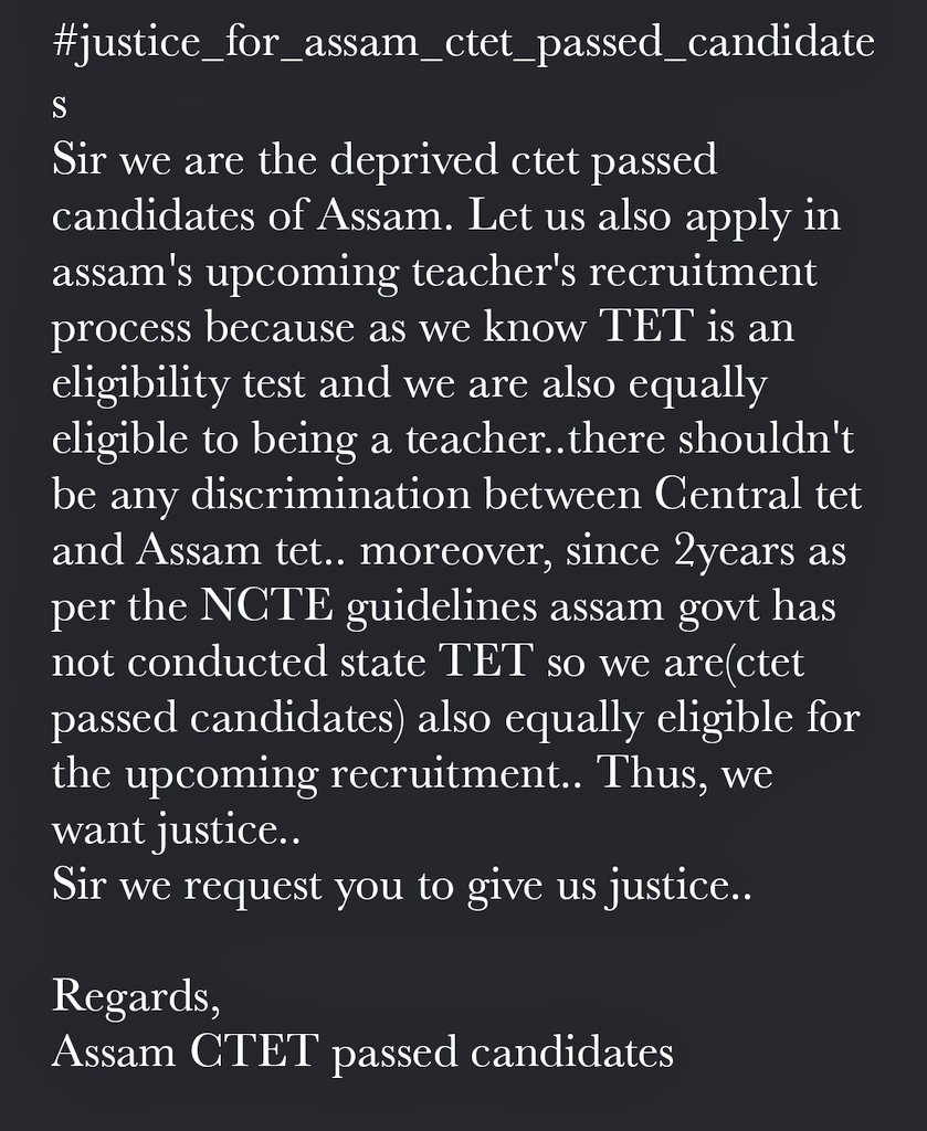 SHAZIDU63370921's tweet photo. @BaglaryBishnu #Allowctet upcoming requitment in Assam https://t.co/UDsKbMMmr9