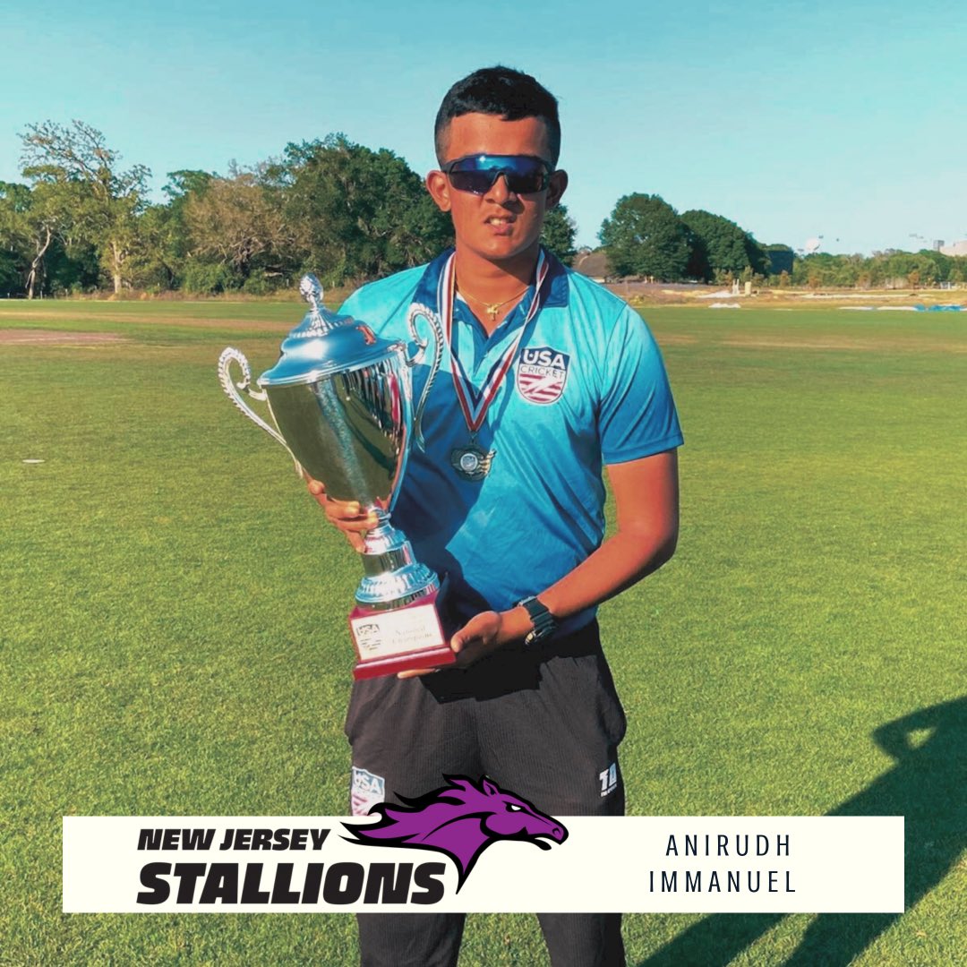 dreamcricket's tweet photo. So proud of our players that got selected for the NJ Stallions Team. 

Hope to hear more good news after the draft on Friday the 4th of June 2021. 

Justin Dill
Saiteja Mukkamalla
Raymond Ramrattan 
Anirudh Immanuel https://t.co/4udsBx7U6o