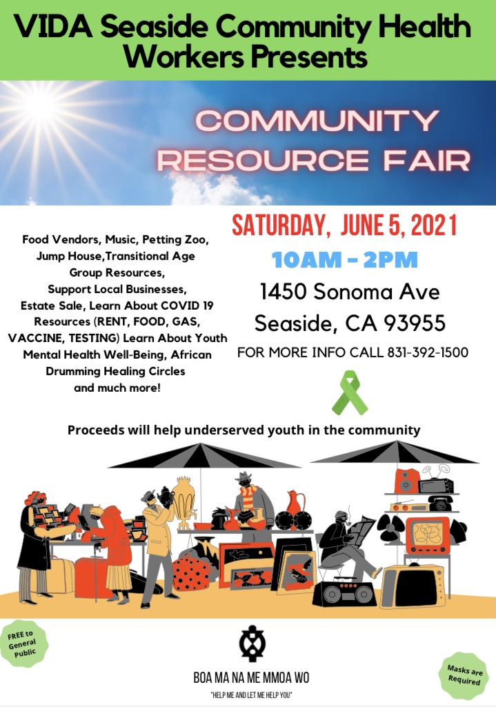 vidaproject831's tweet photo. Come on out to #Seaside to this great event by the The Village Project. https://t.co/YhsXxBLspZ