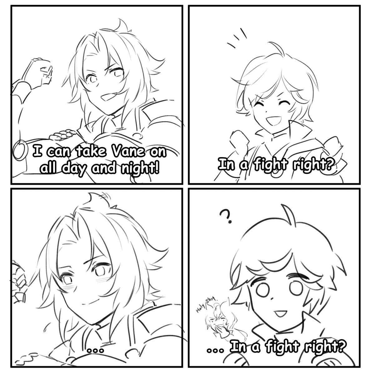 Arthur I don't think that's what Captain Lancelot meant 