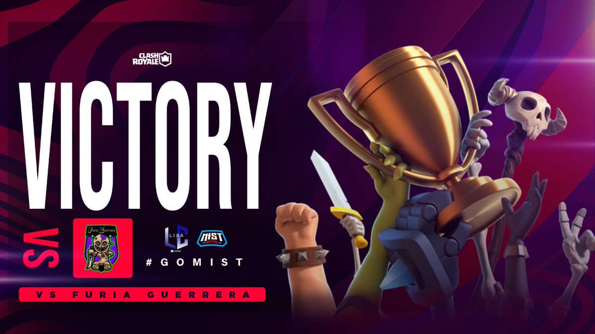 Nos imponemos con un rotundo 2-0 en contra de <a href="/guerrera_furia/">FURIA GUERRERA</a> en la <a href="/Liga_ClkyAce/">LigaCLKY</a> y seguimos con nuestra gran racha ganadora gracias a nuestros buenos jugadores y gran staff.
#GoMist 🦉🎮