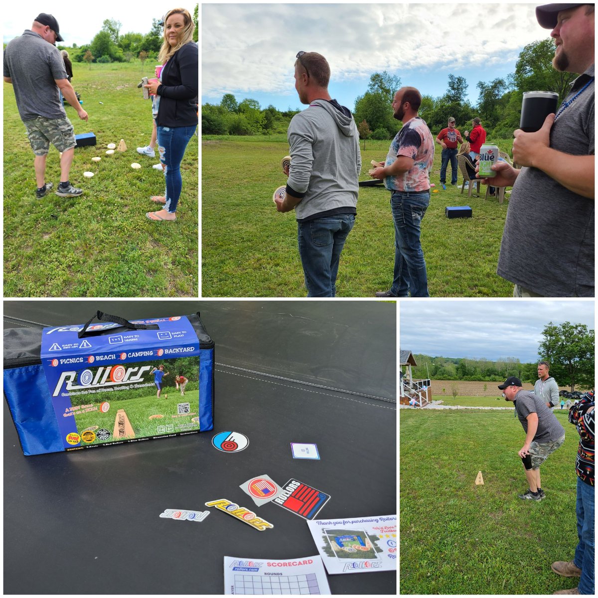 JTherasse's tweet photo. Had the opportunity to host another #tryazon party over memorial day week.  This time we enjoyed playing the yard game #Rollers it was a fun challenge for sure!

#rollers #tryazon #yardgames #memorialdaypicnic https://t.co/9sEky2iphe