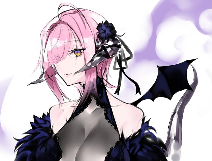 こういうタイプの角が好きというプレゼンのためだけに生まれた角っ娘 