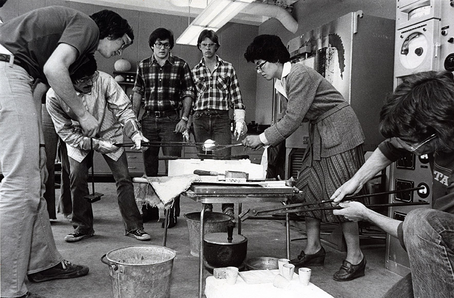 OSU Archives on Twitter "1978 OSUMaterials students in a ceramic