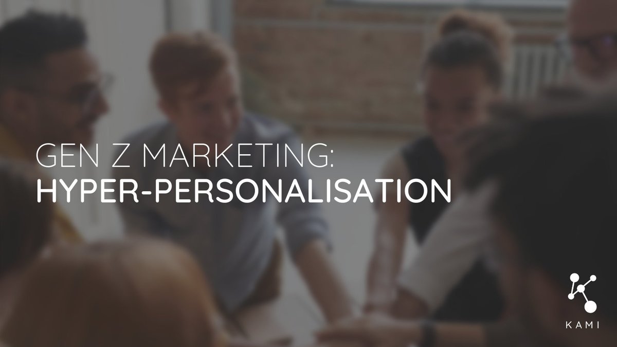 KamiDeepTech's tweet photo. Click the link below and learn more about how to reach the Generation Z market with "Hyper-Personalisation".

#KamiAI
#NLP
#HyperPersonalisation
#GenerationZ
#marketing 

Learn more:
https://t.co/oAn1cYmLfK https://t.co/uqXs6BRY1G