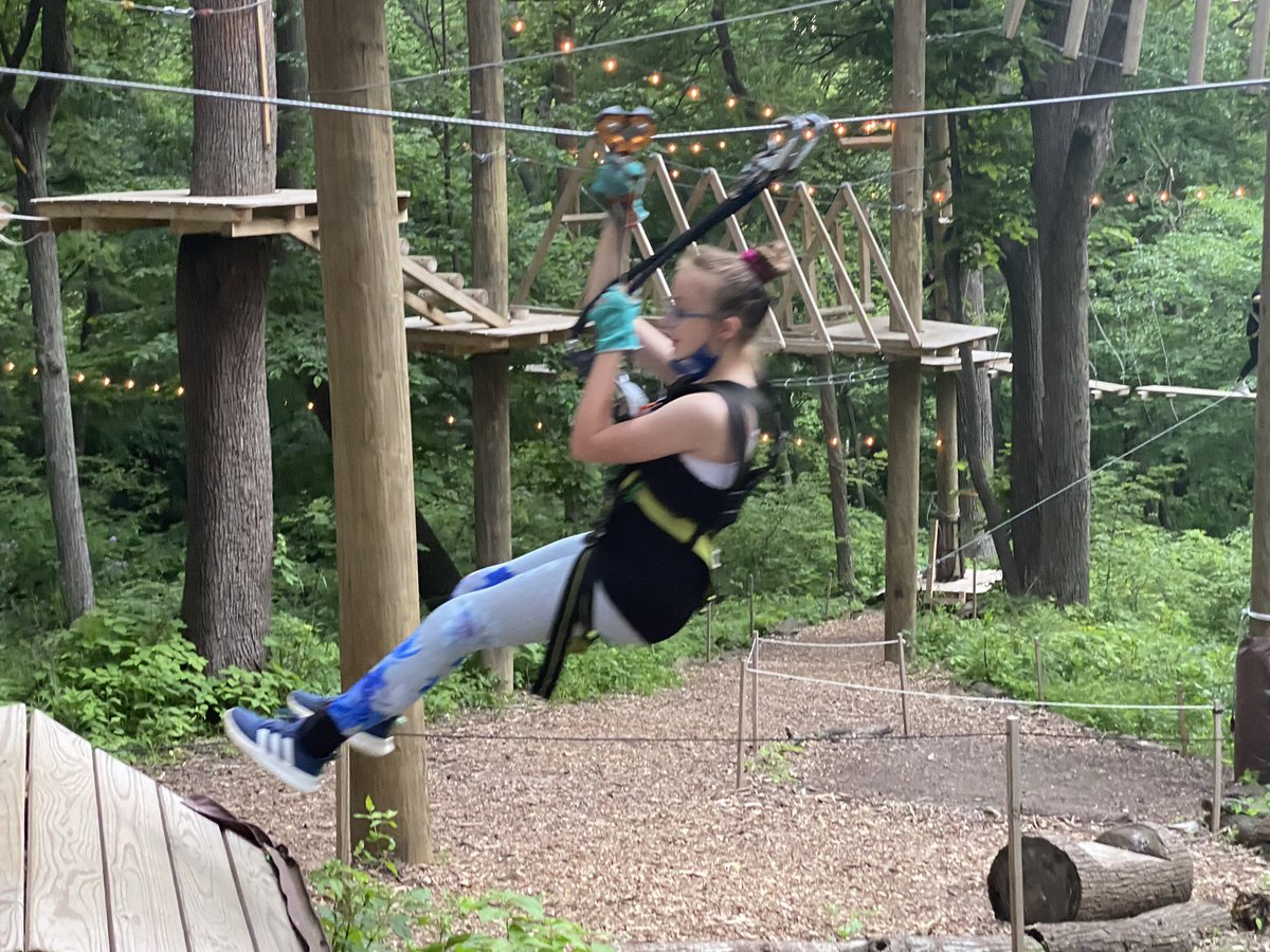 UnitedAssociat4's tweet photo. The U12G team had a fun end of season party @TreeRushOmaha in Fontenelle Forest. It was a game of “eye spy” trying to spot all the girls in the trees. Great season players & coaches! Already excited for next season! #GoUnited #Ourjerseysglow #celebrateourplayers #unitedfirst https://t.co/Sf9WxF25RE
