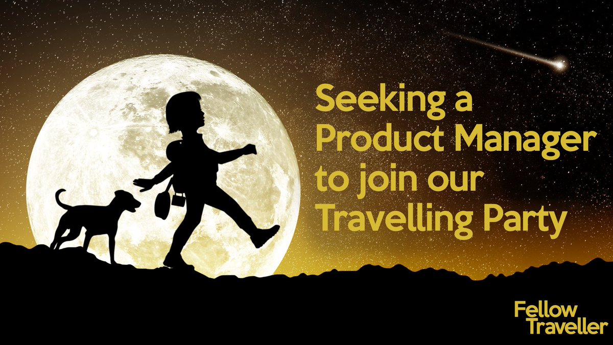 FellowTravellr's tweet photo. We're hiring a Product Manager!

If you love narrative games, have strong strategic thinking &amp; experience in games (or adjacent) marketing, we'd love to hear from you!

This is a remote role based close to AEST time zone.

Applications close June 25:
👉 https://t.co/OOafLl8I4H https://t.co/iHUnWeulMG