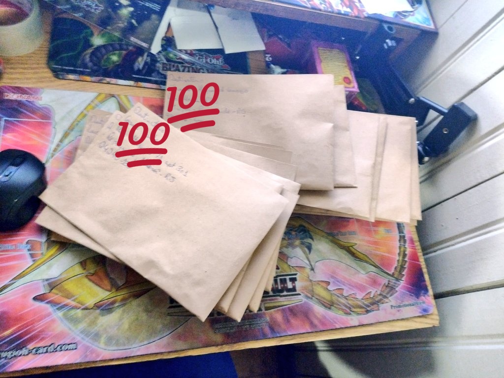 BigDavve_'s tweet photo. Tudo isso pra enviar pra amanhã
Feriado rendeu encomendas
#yugioh #mypcards #dtcg https://t.co/pG8khWWFPr