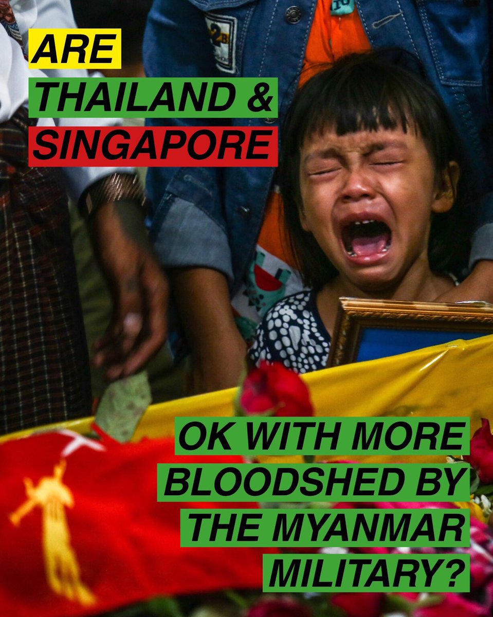 howisthatspelt's tweet photo. Wondering what will be discussed with the @ASEAN envoys today in Naypyitaw

Will MAL ask to pass along his gratitude to #Thailand and #Singapore for their efforts blocking an arms embargo?

@MFAThai @MFAsg
#NotOneBulletMore
#WhatsHappeningInMyanmar https://t.co/igb43tcO3e